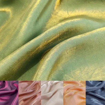 Глазурованная коприна сатен плат Hanfu Риза с голям ръкав от Риза за Плат за рокли на фона на Едро Плат за шиене Метър материали за diy