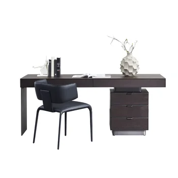Гореща разпродажба Офис бюро Мебели в модерен стил За дневната Дървена маса Метална рамка Компютър офис бюро с чекмедже