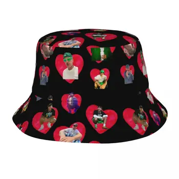 Дамски панама Ferxxo Feid Outfit Боб Hat Пролетни шапки за пикник Слънчеви шапки с защита от uv