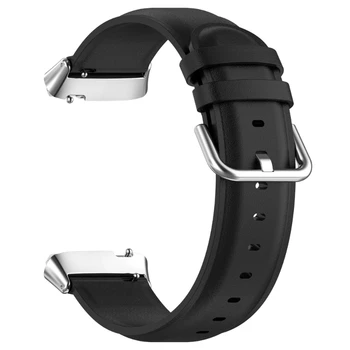 Дишаща черна каишка от изкуствена кожа за смарт часа Redmi Watch 3 Active/Lite, удобни