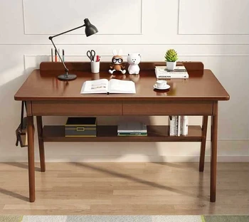 Дървени студентски офис бюра, на домашния си компютър, работната маса за писане в спалнята, Офис бюра, Удобно работно оборудване за бюро Meuble