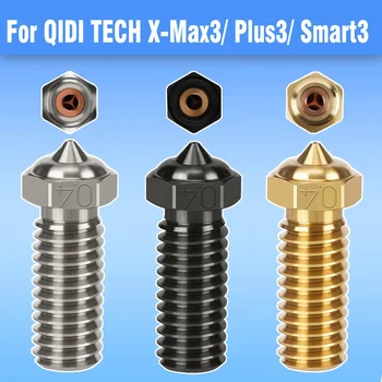 Дюза CHT За Подробности 3D принтер QIDI TECH X PLUS 3/X MAX 3/X SMART 3 Copper Clone Дюза От Месинг И Закалена Стомана С Висока степен на навлизане на