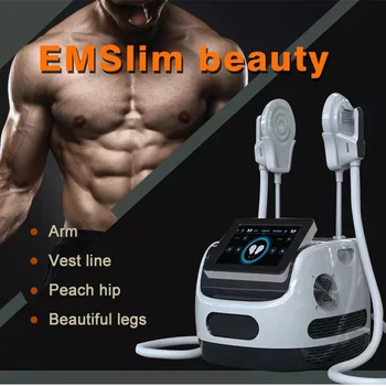 Електромагнитен тренажор за стягане на задните части Emslim 7 Тесла, Миостимулятор EMS, масаж за корекция на фигурата, Обзавеждане за отслабване