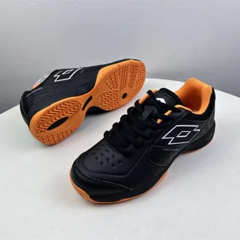 Есенна мъжки спортни обувки, кожени домашни обувки-кортове, мъжки брандираната дизайнерски обувки за тенис на маса, нескользящая обувки за бадминтон, Мъжки обувки