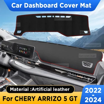 За CHERY ARRIZO 5 GT 2022-2024 Покриване на Арматурното Табло на Автомобила Мат Козирка Подложка От Изкуствена Кожа Панел Мат Килими Аксесоари