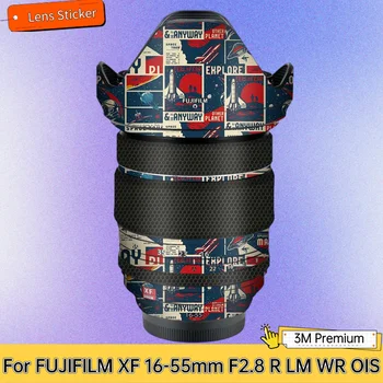 За FUJIFILM XF 16-55 мм F2.8 R LM WR OIS Стикер на обектива Защитен Стикер Филм Защита От надраскване на Кожата XF16-55 F/2.8 R