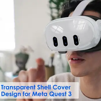 За Защитния Костюм Meta Quest3 Приложимо Към Кит Meta Quest 3 Oculus Quest 3 VR Прическа Очила VR Удобни Аксесоари Нови