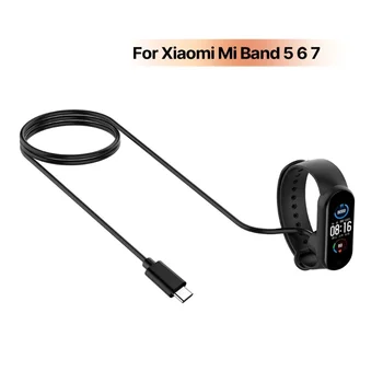 Захранващ Адаптер за гривна Xiaomi Band 5 6 7 5NFC 6NFC, магнитен USB кабел за бързо зареждане, кабел, скоба за докинг станция, тел
