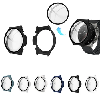 Защитна рамка от твърдия цял екран стъкло за Huawei GT 2 Pro Watch/GT2 Pro Smartwatch, защитна броня
