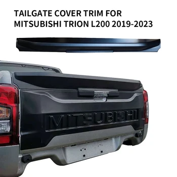 Защитно покритие на капака на багажника за Mitsubishi Triton L200 2019 2020 2021 2022 2023 1 бр. матово-черна защитно наклона на задната врата