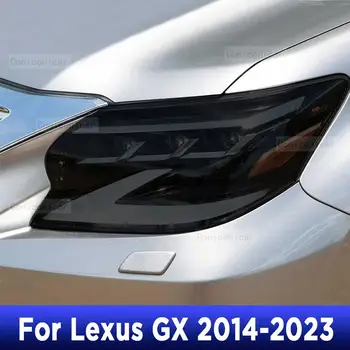 Защитно фолио за фарове, преден фар, опушен-черен етикет от TPU за Lexus GX GX460 2014-2020, Защитни Аксесоари