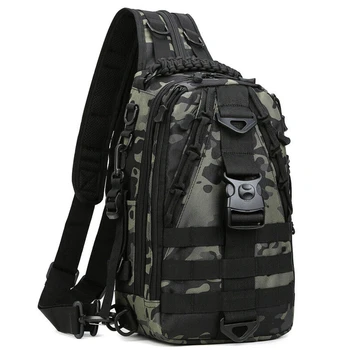 Здрав мъжки многофункционална чанта през рамо за туризъм, военно-тактически спортни съоръжения на открито, носене аксесоар за шунка радио