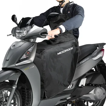 Зимна калъф за седалка на мотоциклет, ветрозащитный топло престилка за улични електрически превозни средства, водоустойчив измръзване калъф за краката на гърдите