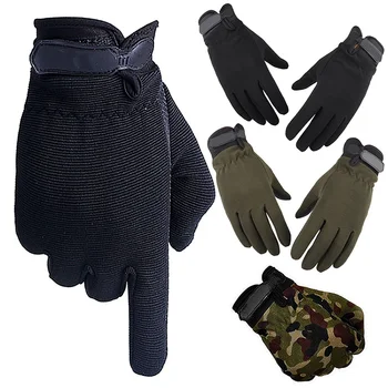 Зимни ръкавици за пълен пръст, мини, за риболов, спортни, мъжки ръкавици, Колоездене, ски, ветроупорен, военни, тактически ръкавици