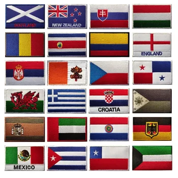 Иконата раницата с флага на Португалия, Франция, Бродирани на една кука Военни ленти за шапки, знамена, Тъканни етикети 