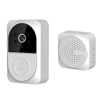 Интелигентен Безжичен Дистанционно видео домофон с перезвоном Домашен Домофон HD Пластмасова камера за нощно виждане Smart Doorbell Cam