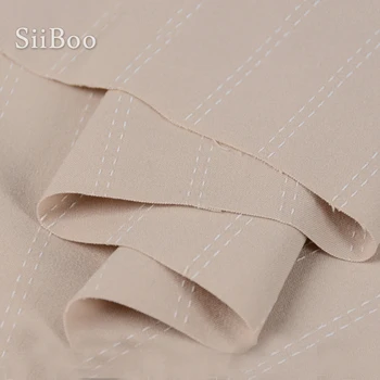 Италиански стил пролет есен в ивицата плат каки за костюми тренчкот панталони classic fabrc telas tecidos stoffen tissu SP5503