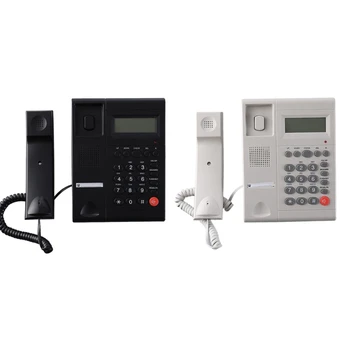 Кабелен стационарен телефон с голям бутон на домакински бизнес Настолен стационарен телефон C1FD