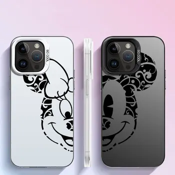 Калъф за мобилен телефон iPhone 12 Pro XS Max 14 Plus X 11 13 15 Pro Max XR Модерен Оригинален устойчив на удари Мек Калъф Disney Mickey Mouse