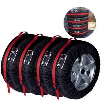 Калъф за резервна гума на кола, калъф за гаражни гуми, Аксесоари за автомобилни гуми, годишна Зимна Защитна чанта за съхранение на гуми