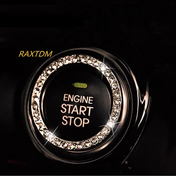 Ключодържател Запалване Crystal Car Engine Start Stop за Geely Vision SC7 MK CK Cross Gleagle Englon SC7 SC3 SC5 SC6 SC7 Panda