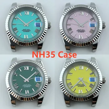 Корпус NH35 36 мм/39 мм автоматични механични часовници от сапфир стъкло мъжки часовник за NH35/NH36 механизъм аксесоари за часа инструмент за ремонт