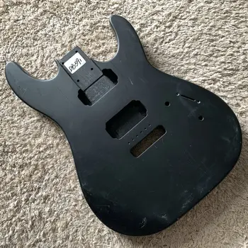 Корпус електрически китари черен на цвят, с един валяк, 2 пикап Humbucker, по поръчка за производството на собствените си ръце и замяна DB591