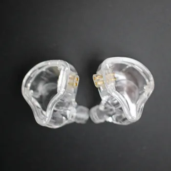 Корпус на слушалките САМ Прозрачен 10 мм и един кръг от едно желязо ухото hifi с моята майчинска седалка 0,75