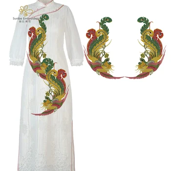Ленти с бродерия Phoenix Piars, стикер на дрехи, апликация на сако, дамско рокля, украшенное поделками