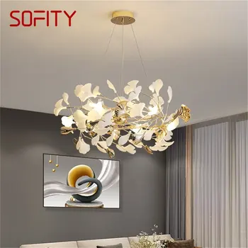 Луксозен полилей SOFITY, модерен led окачен лампа, креативни декоративни тела за дома, хол, спалня