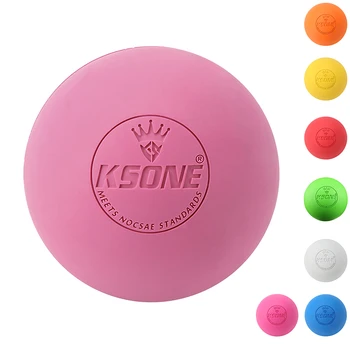 Масажна топка KSONE 6,3 см за броня Топка за лакросса Йога Релаксация на мускулите, Аналгетичен Преносим топка за физиотерапия