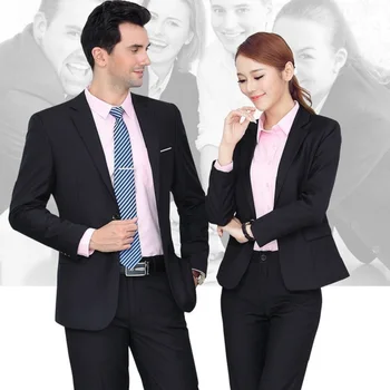 Модерен мъжки маркови костюми и блейзери, Оригиналната работна униформа с класически дизайн, популярна дамски дрехи, ежедневни офис комплект Унисекс, Дама
