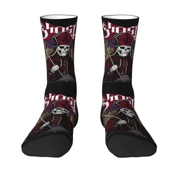 Модни Чорапи Impera Maestro Светия Heavy Metal Rock Band Мъжки Дамски Топли Баскетболни спортни чорапи с 3D принтом