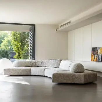 Модулна елегантен диван Голям Чеслонг Специална форма, индивидуална комбинация, комплект мебели за хола Muebles Sala De