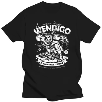 Мъжка тениска с къс ръкав Wendigo, тениска Wendigo с един деколте, дамска тениска