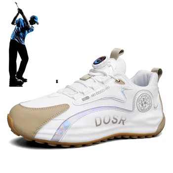 Мъжки обувки за голф, удобни маратонки за голф, спортни обувки за почивка, висококачествени модерни спортни обувки, за разходки