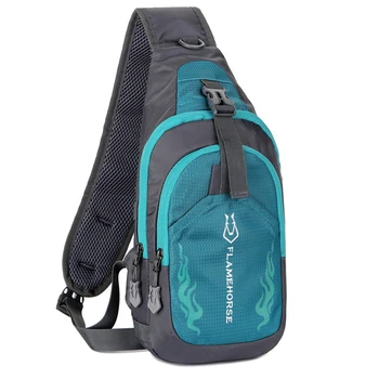 Мъжки раница-прашка, нагрудная чанта през рамо, водоустойчив лека нагрудная чанта, чанта за пътуване, Спортна чанта за тичане, каране на колело, раница за фитнес зала