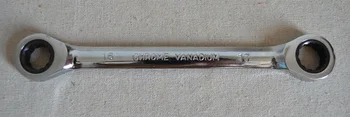 НОВ 1БР 72T CRV 16*17 Двойни гаечен ключ с храповой дръжка във формата на цвете сливи, авто гаечен ключ, инструмент DIN.