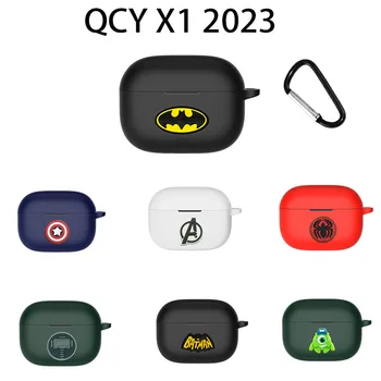 Нов Cartoony Силиконов Калъф за Haylou X1 2023 TWS Case Bluetooth Калъф За Слушалки, Кутия за Слушалките с една кука