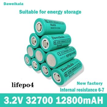 Новата батерия lifepo4 32650 12800 ма 3.2 В Професионална литиево желязо фосфатная акумулаторна батерия с плоска глава с вътрешно съпротивление по-долу 7