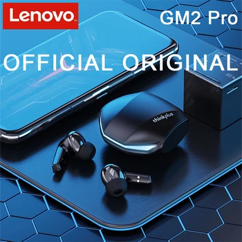 Нови Слушалки Lenovo GM2 Pro Bluetooth 5.3 Спортни Слушалки Безжични Слушалки Слот С Ниско Закъснение Двухрежимная Музика GM2pro Слушалки
