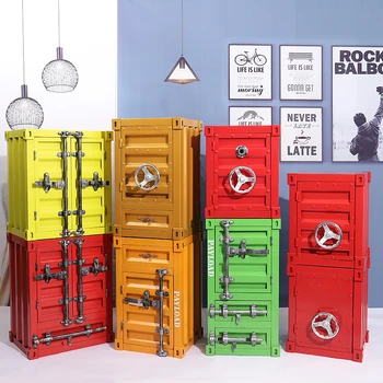 Нощни шкафчета в скандинавски ретро стил, нощно Шкафче за съхранение на вещите си, Малко Бистро, Бар-часова рецепция, тераса, Спалня, Уникална мебели