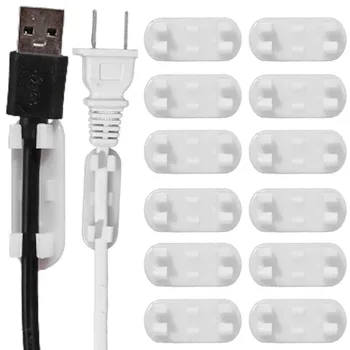Органайзер за кабели, Самозалепващи кабелни скоби, устройство за навиване на линията за пренос на данни USB, скоби за десктоп управление на кабели, държач за кабел, скоба за управление на проводниците на стената