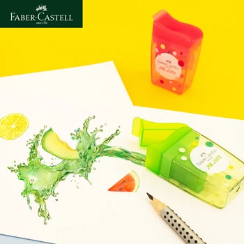 Острилка за Моливи Faber-Castell Creative Colorful Juice С Един Дупка Преносима Острилка За Моливи и За Офис Студентски Материали