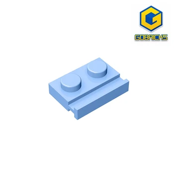 Плоча Gobricks GDS-806 1X2 С ПЪРЗАЛКА е съвместима с детски конструктори lego 32028 