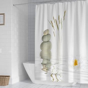 Подвесная завеса за душа в банята, Декоративна Покривка за къпане, Вземане на душ