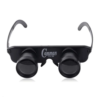 Полезни очила за риболов с двойни стъкла 3X28, бинокулярная оптика, очила за телескоп
