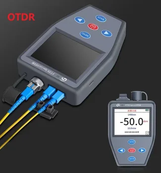 Португалски FTTH OTDR Ръчен Мини-измерване на оптична мощност + Оптичен източник на светлина + VFL Мултифункционален, Може да се тества активно влакна OTDR