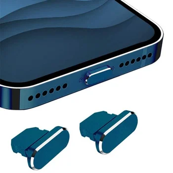 Прахоустойчив Щепсела от Алуминиева Сплав за iPhone 13 12 Mini 11 Pro Max XS Plus iPad AirPods Серията Apple Lightning Покриване на Пристанището Прахоустойчив Щекер