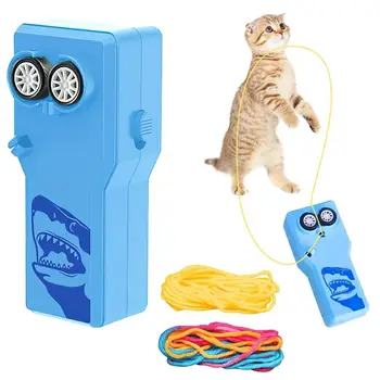 Преносим пластмасов забавна играчка за домашни любимци, стартера е за въжета, перка, стартера е за котки, Ръчни електрически играчки за домашни любимци